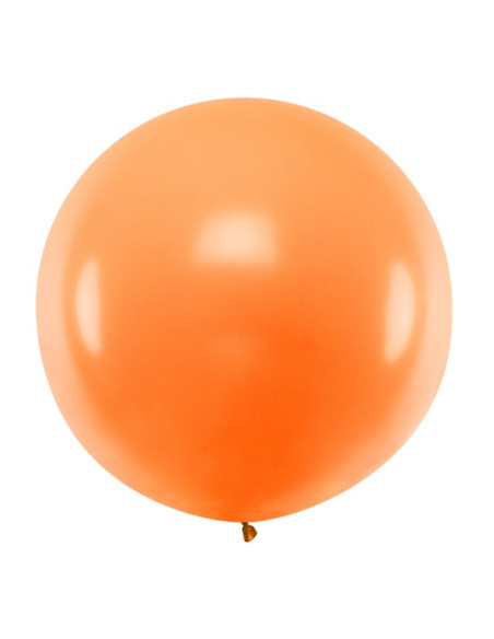 Pastell-Orange Jumbo-Ballon – 1 m