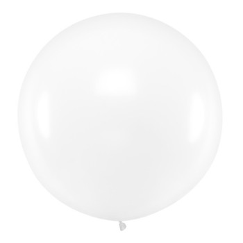 Palloncino jumbo trasparente pastello 1m – decorazione evento elegante | BelleFete.ch