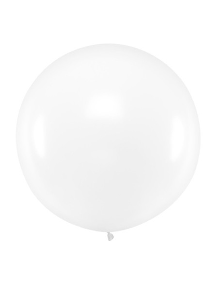 Pastellfarbener transparenter Jumbo-Ballon – 1 m Pastellfarbener transparenter Jumbo-Ballon – 1 m