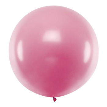 Palloncino metallizzato rosa pallido Jumbo - 1 m