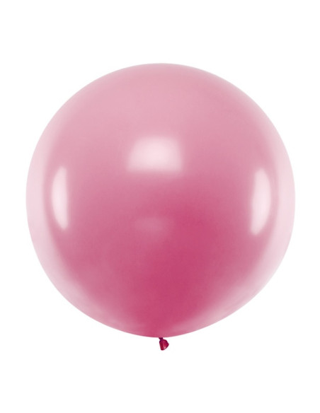 Palloncino metallizzato rosa pallido Jumbo - 1 m