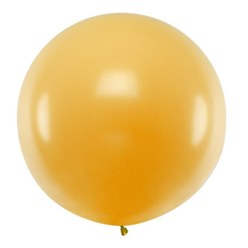 Jumbo-Ballon in Metallic-Gold – 1 m