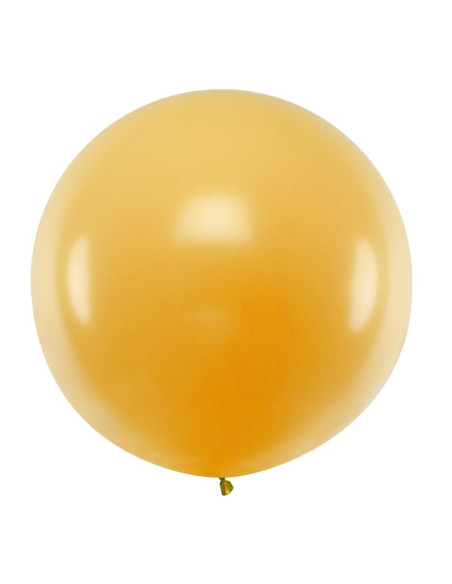 Jumbo-Ballon in Metallic-Gold – 1 m