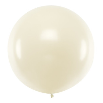 Ballon jumbo perle métallisé 1 m – décoration élégante et festive | BelleFete.ch