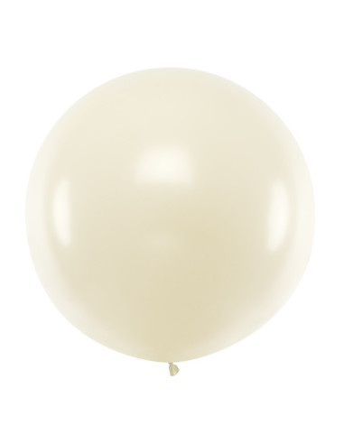 Ballon jumbo perle métallisé 1 m – décoration élégante et festive | BelleFete.ch