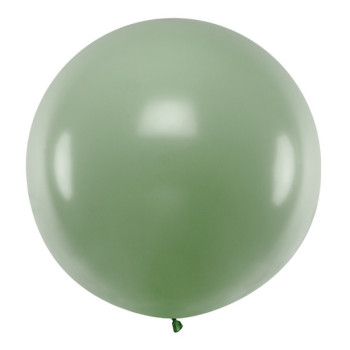 Jumbo Ballon Grün Rosmarin Pastell - 1M - Riesen Ballon für Dekoration - Schweiz