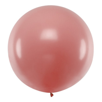 Wilder pastellrosa Jumbo-Ballon – 1 m