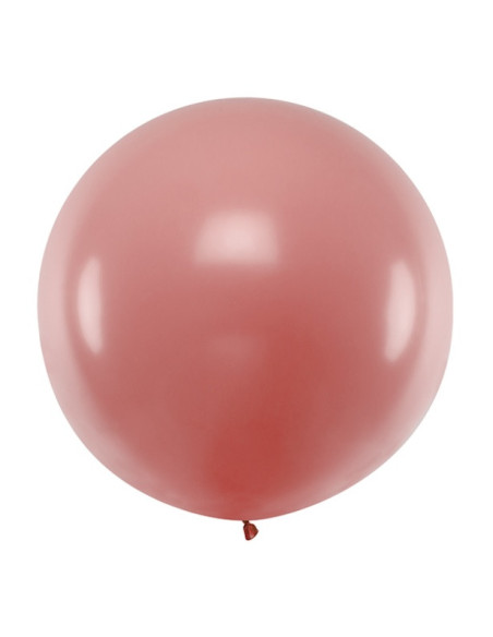 Wilder pastellrosa Jumbo-Ballon – 1 m