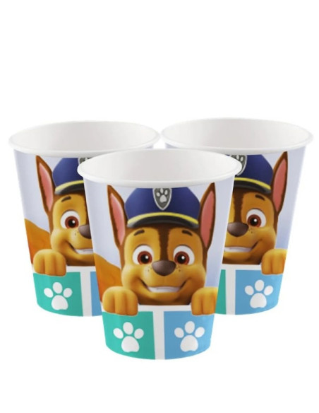 Bicchieri di compleanno Paw Patrol - Bellefete.ch - Svizzera - Decorazioni per feste Paw Patrol