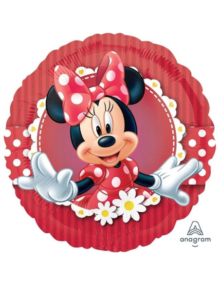 Palloncino rosso Minnie Mouse - Decorazione Festa Compleanno Disney - Bellefete.ch