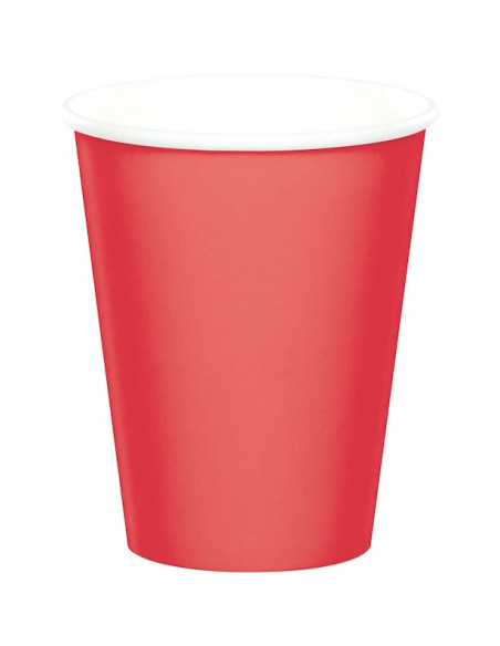 Bicchieri da festa Corallo - Decorazione da tavola - Consegna in Svizzera