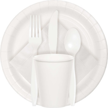 Bicchieri bianchi in cartone - Bellefete.ch - Svizzera - Stoviglie usa e getta colore bianco 2