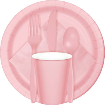 Piatti di cartone Rosa Chiaro - Decorazione di festa - Bellefete.ch - Svizzera 2
