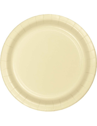 Piatti in cartone avorio - Decorazione festiva - Bellefete.ch - Svizzera