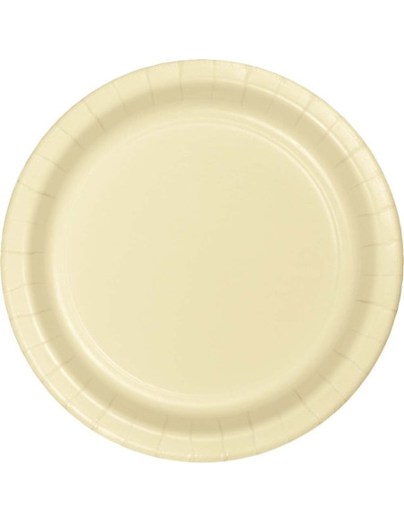 Piatti in cartone avorio - Decorazione festiva - Bellefete.ch - Svizzera