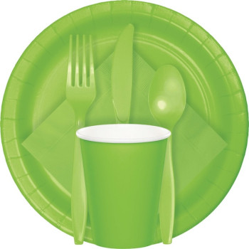 Tischdecke aus Kunststoff Lime Green - Bellefete.ch - Schweiz - Party Dekoration 2
