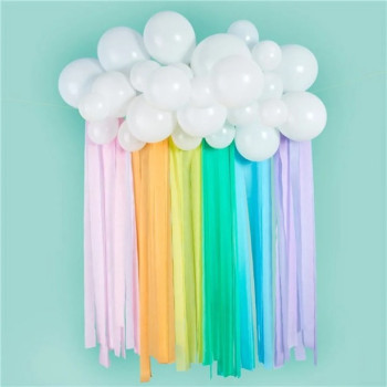 Pastell Regenbogen Hintergrund - Wanddekoration für Partys und Babypartys - Bellefete.ch
