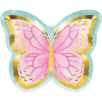 Assiettes en forme de Papillon – vaisselle anniversaire | BelleFete.ch