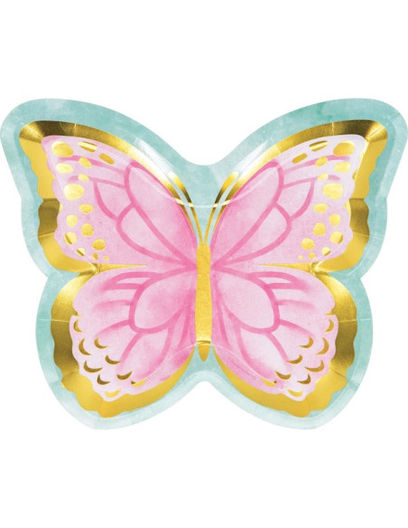 Assiettes en forme de Papillon – vaisselle anniversaire | BelleFete.ch