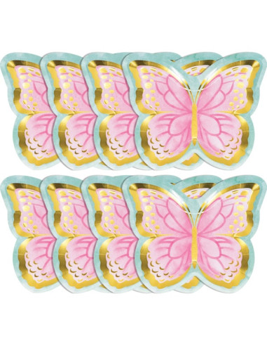 Assiettes en forme de Papillon