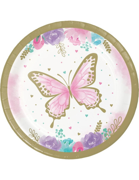 Dessertteller „Schmetterlinge“. Dessertteller „Schmetterlinge“.