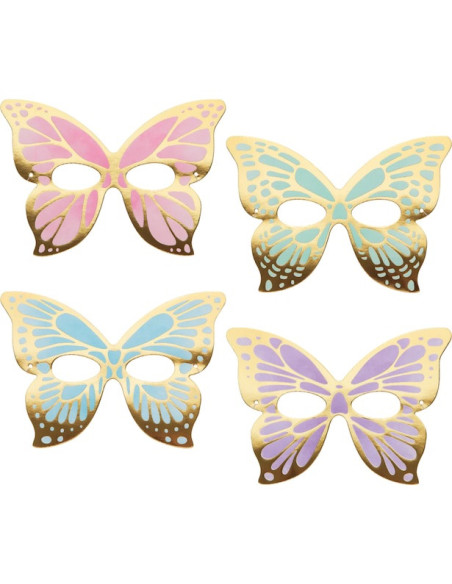 Partymasken Schmetterlinge – Geburtstagszubehör | BelleFete.ch