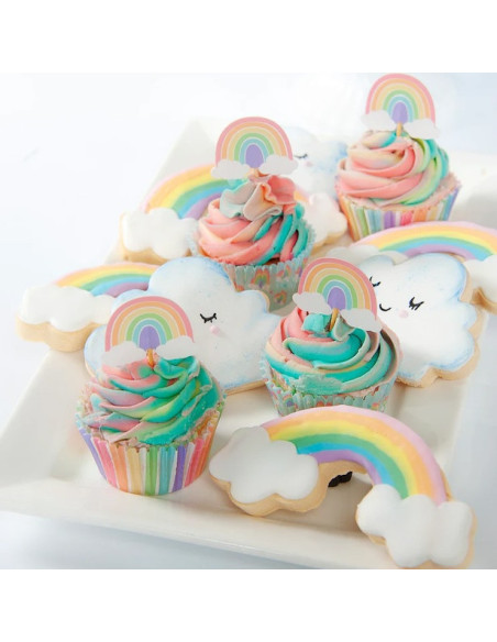 Regenbogen-Ausstechform - Kuchendekoration