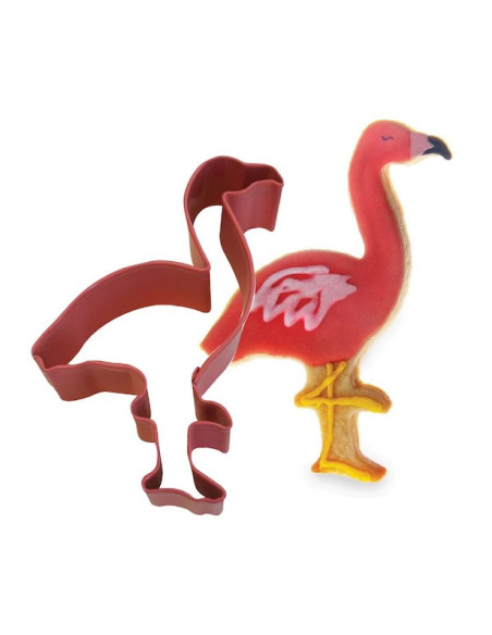 Tagliabiscotti a forma di "Flamingo" - Taglia biscotti e pasta di zucchero - Bellefete.ch - Negozio Svizzera