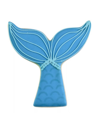 Tagliabiscotti a forma di coda di sirena - Stampo per biscotti