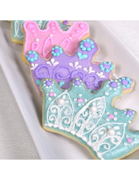 Tagliabiscotti a forma di corona - Stampo per biscotti a forma di corona di principessa