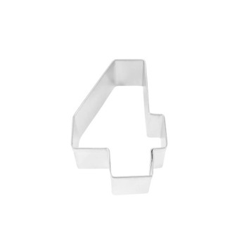Ausstecher in Zahlenform "4" - Ausstecher aus Plätzchen und Zuckerpaste - Bellefete.ch - Shop Schweiz