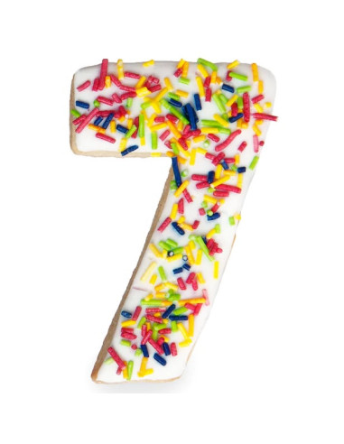 Emporte-pièce en forme de Numéro "7" - Moule à biscuits