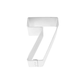 Tagliabiscotti a forma di Numero "7" - Tagliabiscotti e pasta di zucchero - Bellefete.ch - Negozio Svizzera