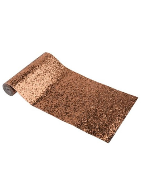 Tischläufer Schokolade mit Glitzer - Tischdekoration - Partyartikel - Bellefete.ch