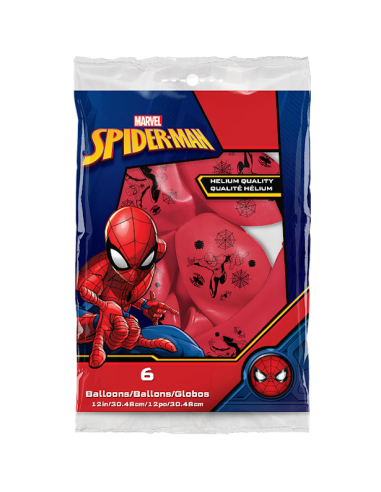 Ballons d'anniversaire Marvel Spiderman - Thème Super-Héros