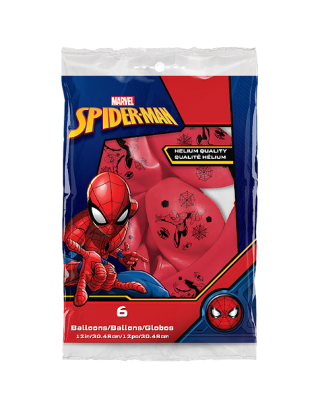 Ballons d'anniversaire Marvel Spiderman - Thème Super-Héros Ballons d'anniversaire Marvel Spiderman - Thème Super-Héros