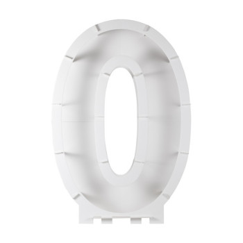 Supporto per palloncini cifra "0" - Bellefete.ch - Svizzera - Cornice per palloncini 2