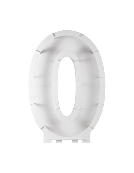 Supporto per palloncini numero "0" - Struttura porta palloncini per compleanno