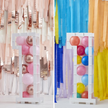 Halter für Luftballons Ziffer "1" - Dekorative Struktur für Partys - Bellefete.ch