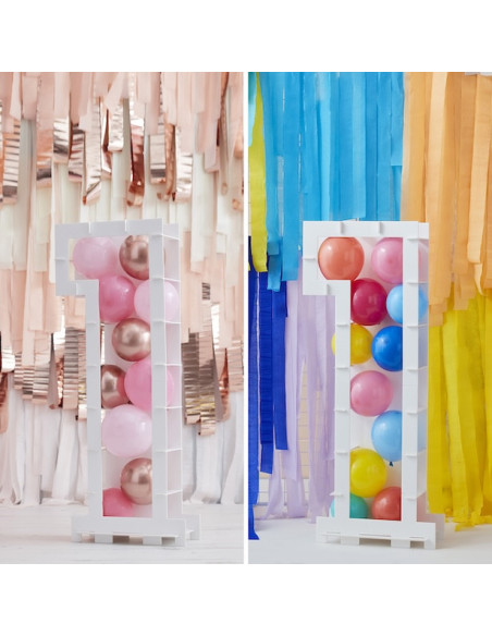 Halter für Luftballons Ziffer "1" - Dekorative Struktur für Partys - Bellefete.ch