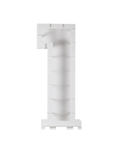 Support de ballons chiffre "1" - Structure porte-ballons anniversaire
