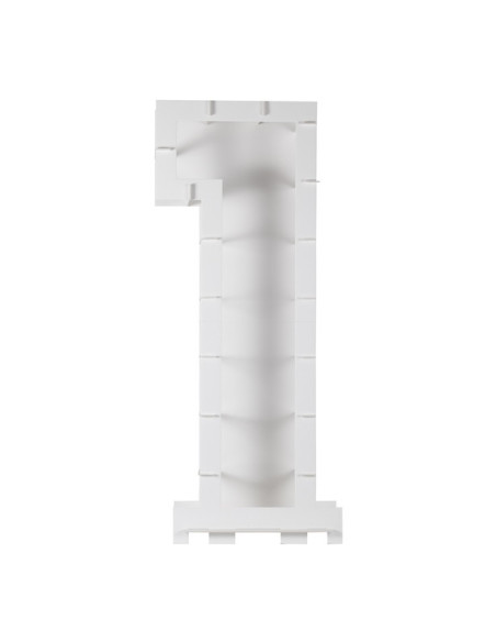 Ballonhalter mit der Zahl „1“ – Struktur eines Geburtstagsballonhalters