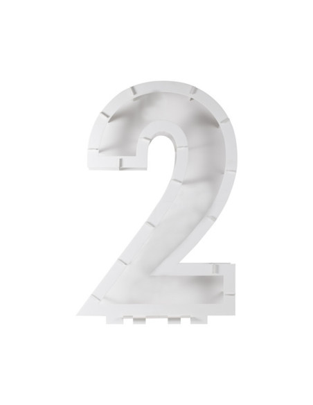 Porta palloncini numero "2" - Struttura porta palloncini per compleanno Porta palloncini numero "2" - Struttura porta palloncini per compleanno