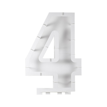 Ballonhalter Nummer "4" - Geburtstagsballonhalter - Bellefete.ch 2