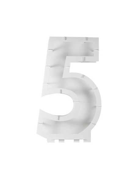 Supporto per palloncini numero "5" - Struttura porta palloncini per compleanno