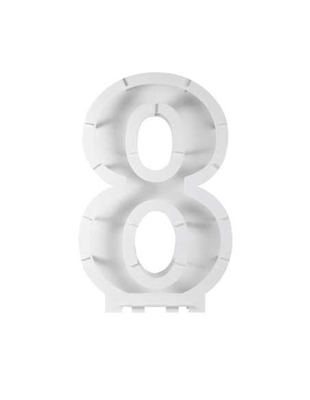 Ballonständer Nummer 8 – Geburtstagsballonhalter Ballonständer Nummer 8 – Geburtstagsballonhalter