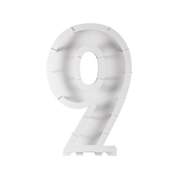 Supporto per palloncini numero "9" - Struttura porta palloncini compleanno - Bellefete.ch 2