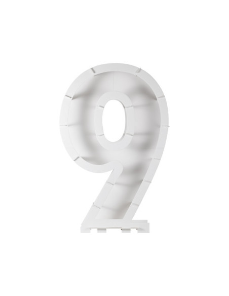 Supporto per palloncini numero "9" - Struttura porta palloncini per compleanno