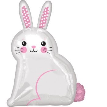 Ballon en forme de Lapin Blanc – décoration anniversaire enfant | BelleFete.ch