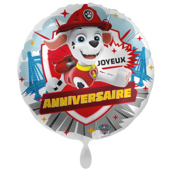 Ballon en aluminium Marcus - Pat' Patrouille - Déco de fête et anniversaire - Bellefete.ch 2